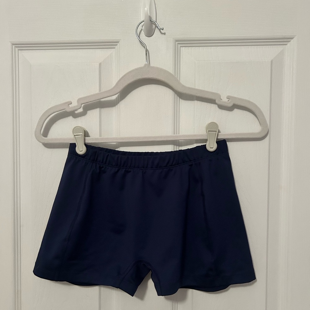 Women's bcg Navy Blue Spandex Shorts
